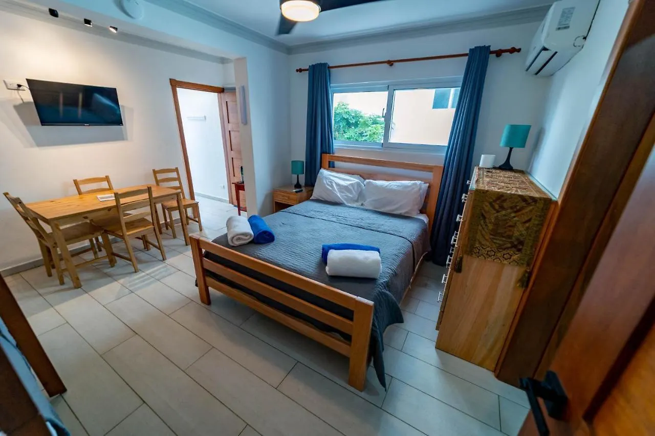 Kite Beach Oceanfront Two Bedroom Patio And Garden Cabarete