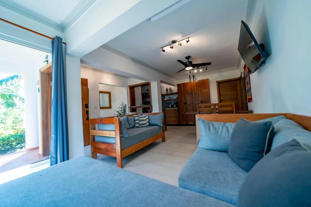 Apartment Kite Beach Oceanfront Two Bedroom Patio And Garden Cabarete Dominican Republic
